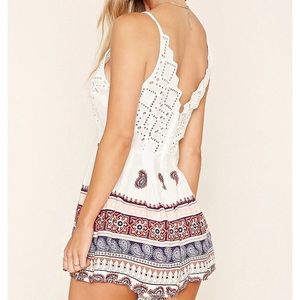 Selfie Leslie brand Lace Romper